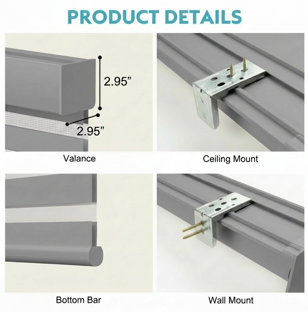 Smart Blackout Day & Night Blinds