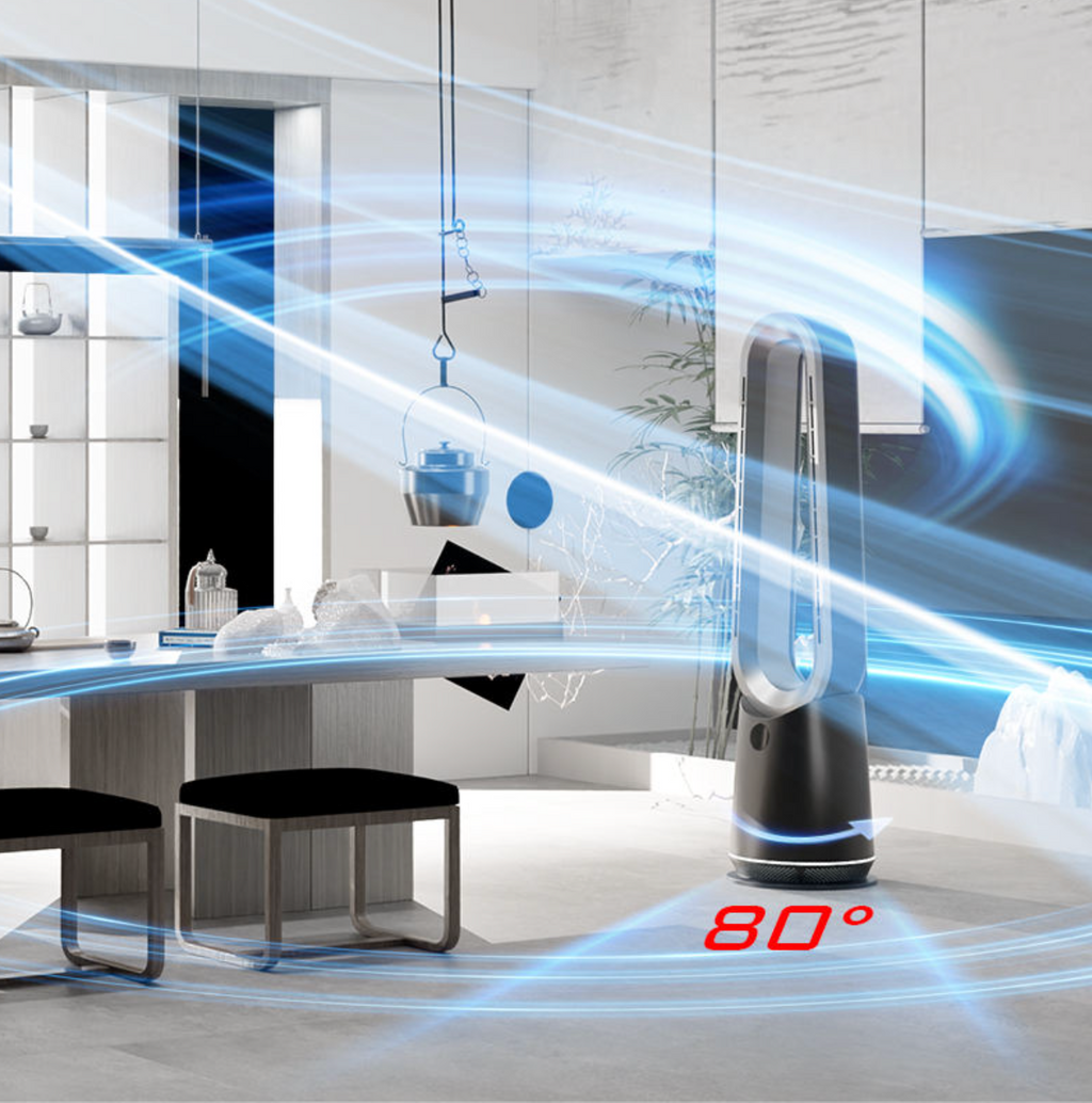 Smart Bladeless Tower Fan