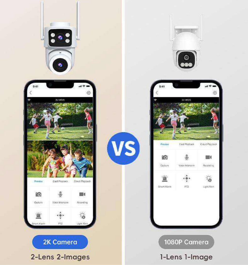 AI 4K Dual-Lens Security Camera
