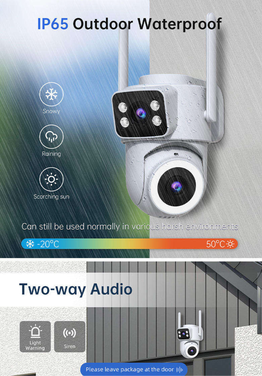 AI 4K Dual-Lens Security Camera
